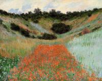 Monet, Claude Oscar - Poppy Field in a Hollow near Giverny